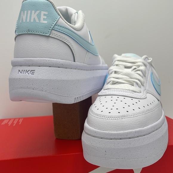 Nike Court Vision Alta
Women' Shoes
White/Glacier Blue
Style DZ5394-101 Platform - Picture 11 of 16